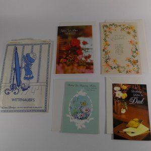 Vintage Greeting Cards 1968 Lot of 4 American Greetings Hallmark Buzza OHIO
